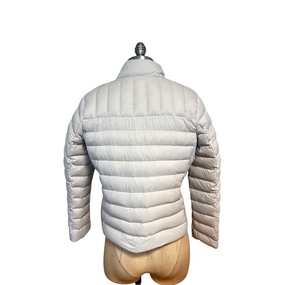 William Rast Gray Duck Down Feather Coat Jacket Medium $175 - Picture 4 of 6